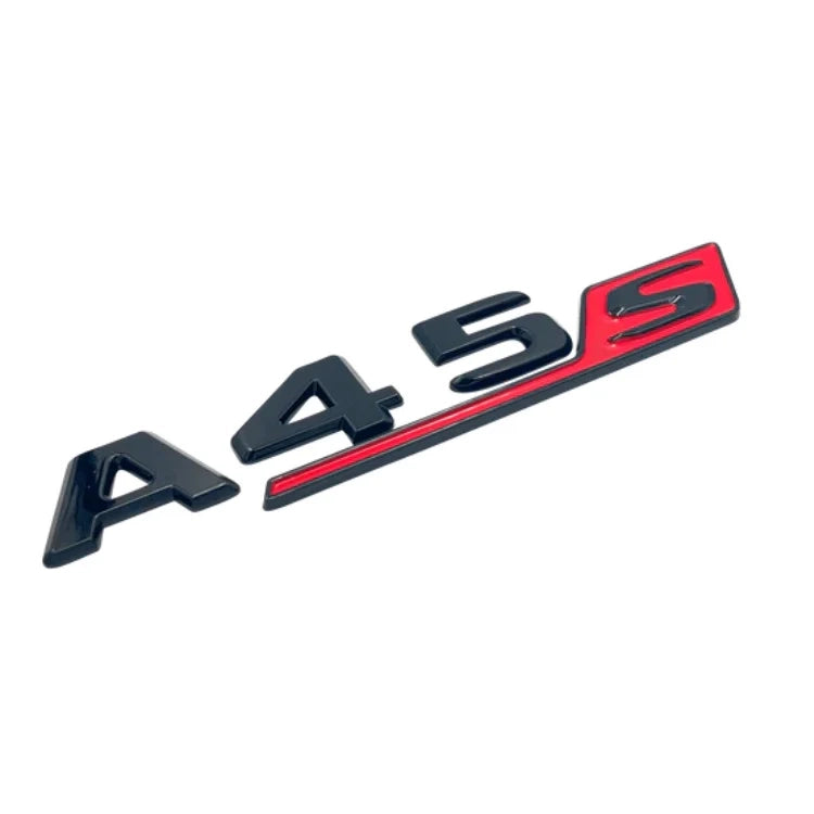 Mercedes A45s Emblem Blanksvart