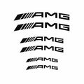 Mercedes AMG Dekaler Bromsok Svarta 6-Pack