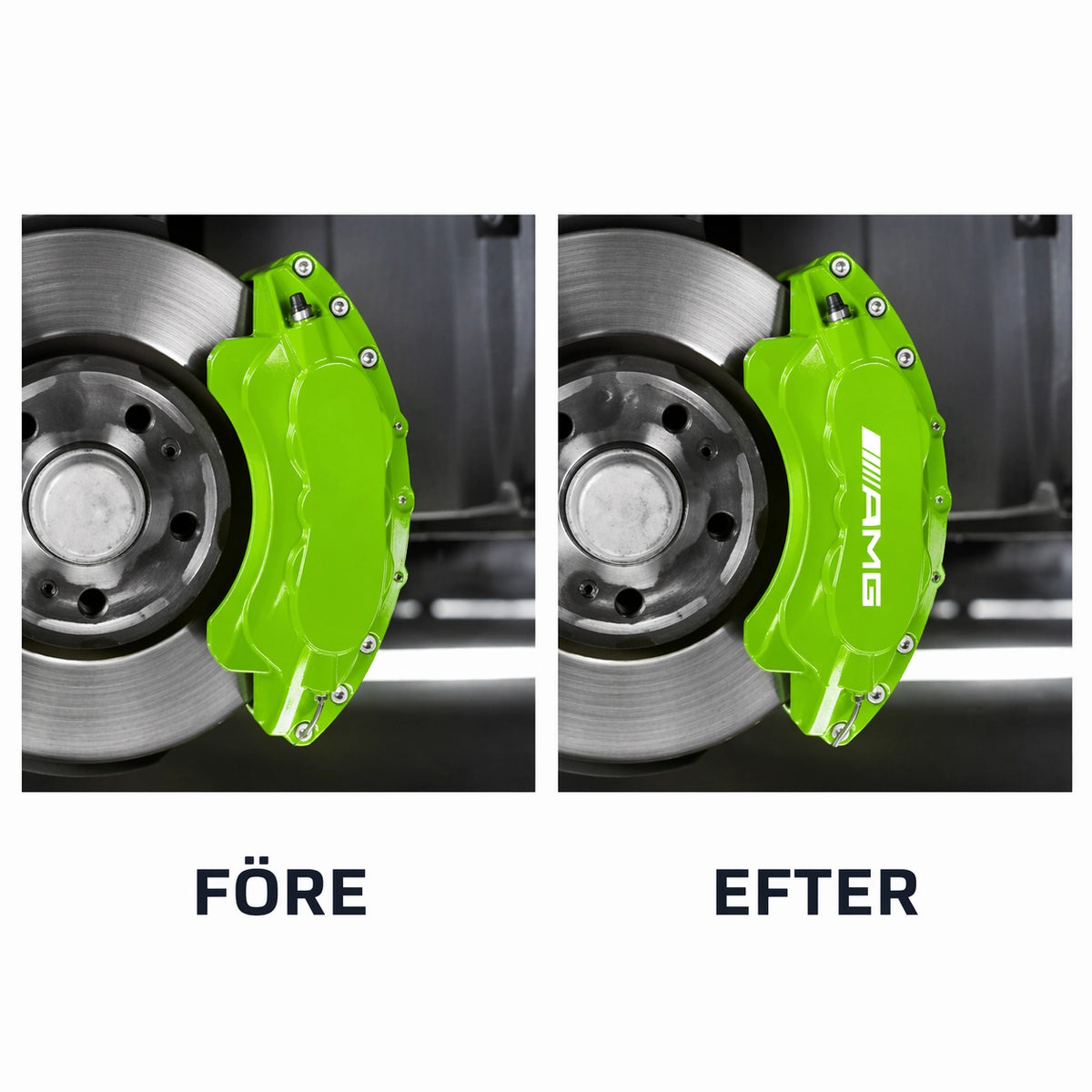 Mercedes AMG Dekaler Bromsok Vita 6 Pack