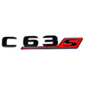 Mercedes C63s Emblem Blanksvart
