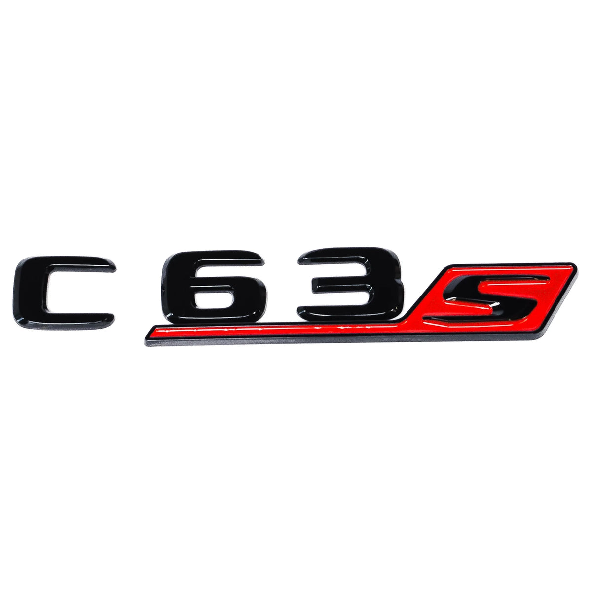 Mercedes C63s Emblem Blanksvart