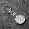 Nyckelring Mercedes Diamant Silver