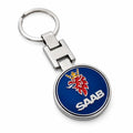 Nyckelring Saab Metall Klassisk Logotyp