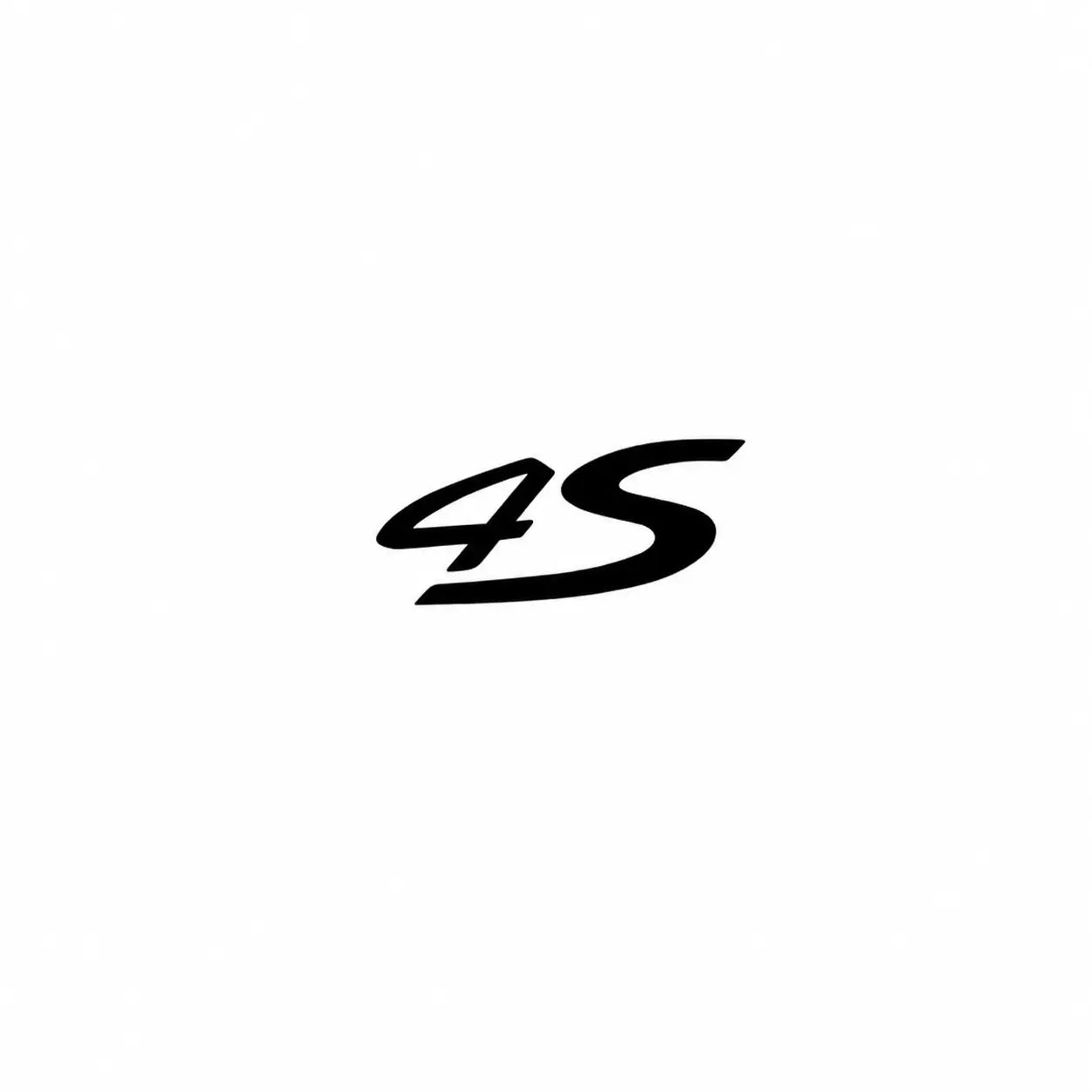 porsche 4s emblem svart