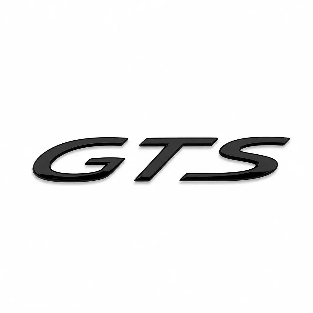 porsche gts emblem svart