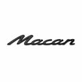Porsche Macan Emblem blanksvart