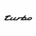 Porsche Turbo Emblem Svart