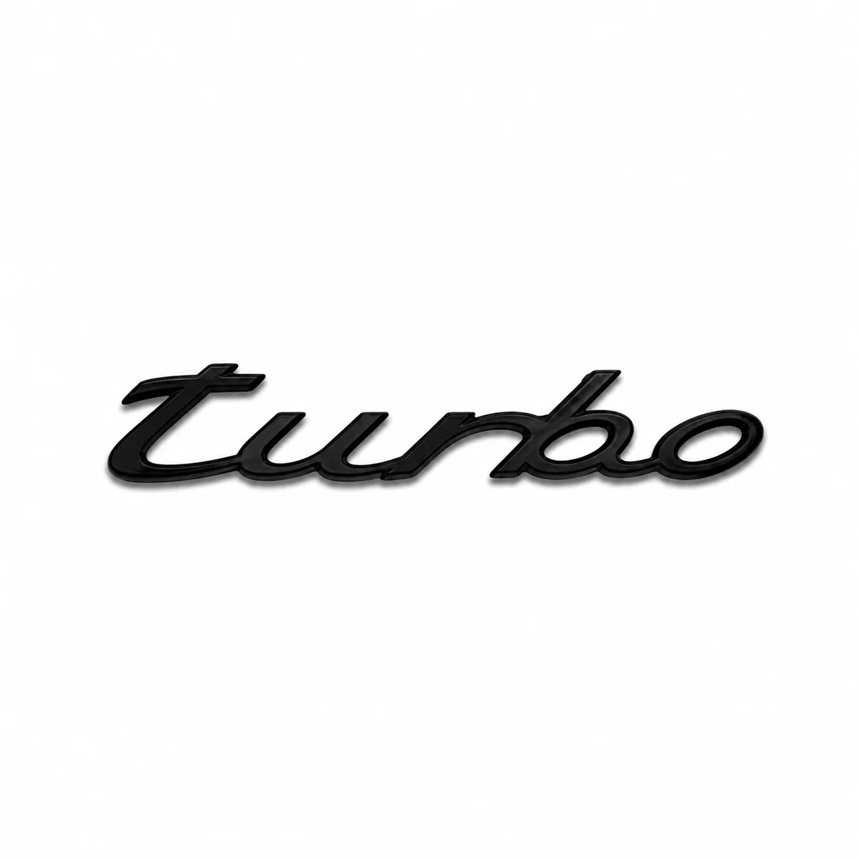 Porsche Turbo Emblem Svart