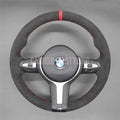 Rattklädsel BMW F-serie Alcantara Mocka Röd