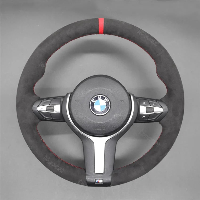 Rattklädsel BMW F-serie Alcantara Mocka Röd