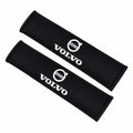Bälteskudde Bältesskydd Volvo Svart/vit 2-Pack