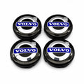 Centrumkåpor Volvo Blå 4-Pack