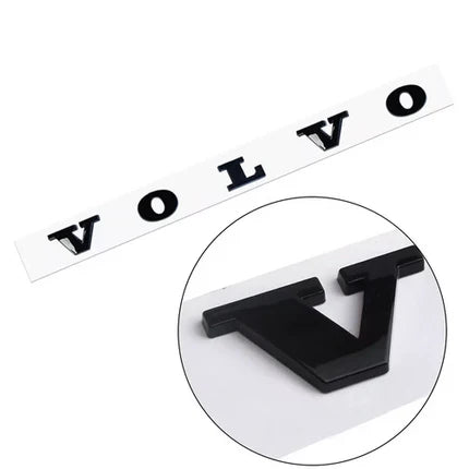 Blanksvart Volvo Emblem Baklucka