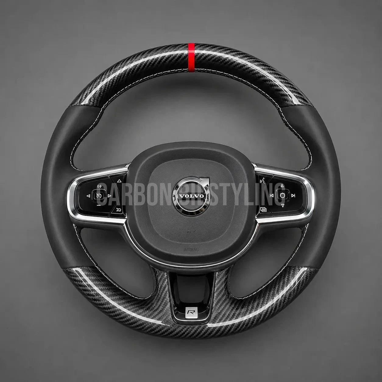 Volvo Rattöverdrag Kolfiber Sport V60 V90 S60 S90 XC40 XC60 XC90