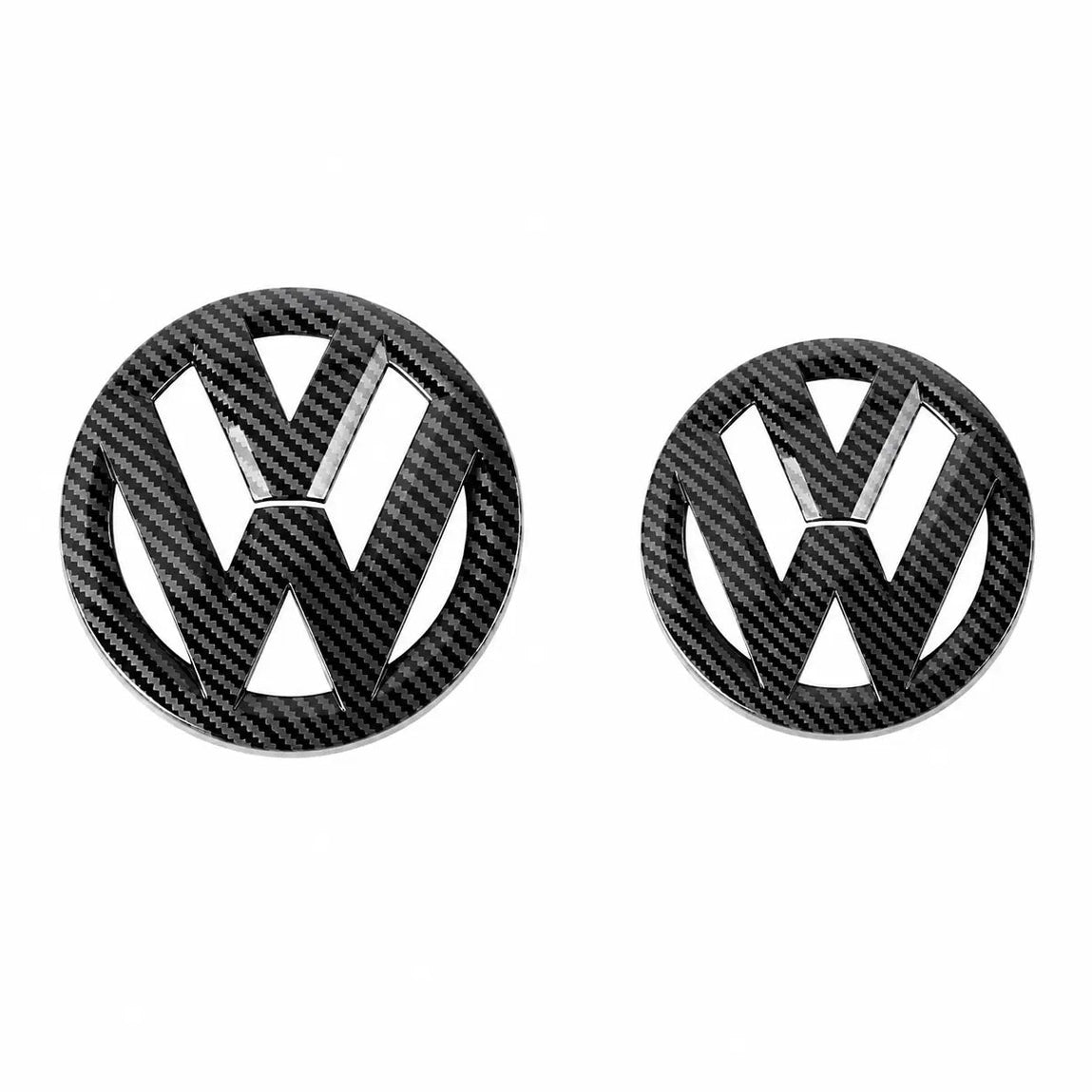 VW Emblem Kolfiber Fram/Bak Flera Modeller